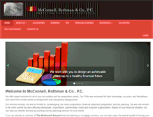 Tablet Screenshot of mcconnellrothman.com